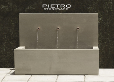 Weathered Zinc 3 Spout Fountain
