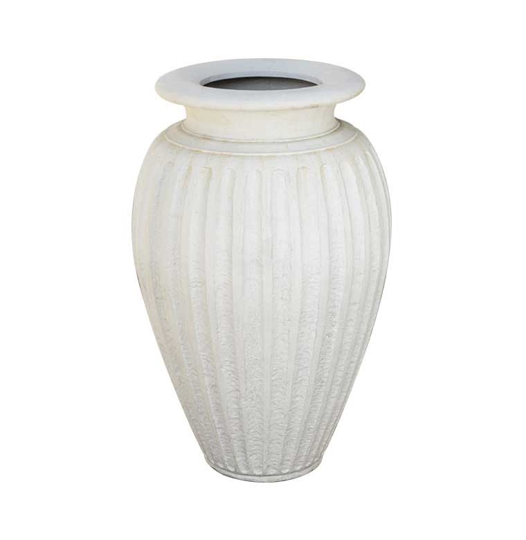 Pietro Stoneware Roman Fluted Urn