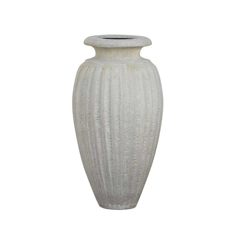 Pietro Stoneware Roman Fluted Urn